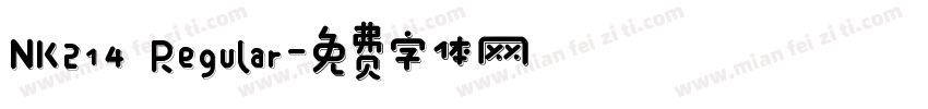 NK214 Regular字体转换